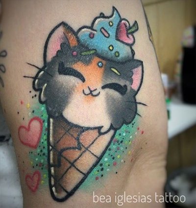 49+ Silhouette Simple Cat Tattoos Pics