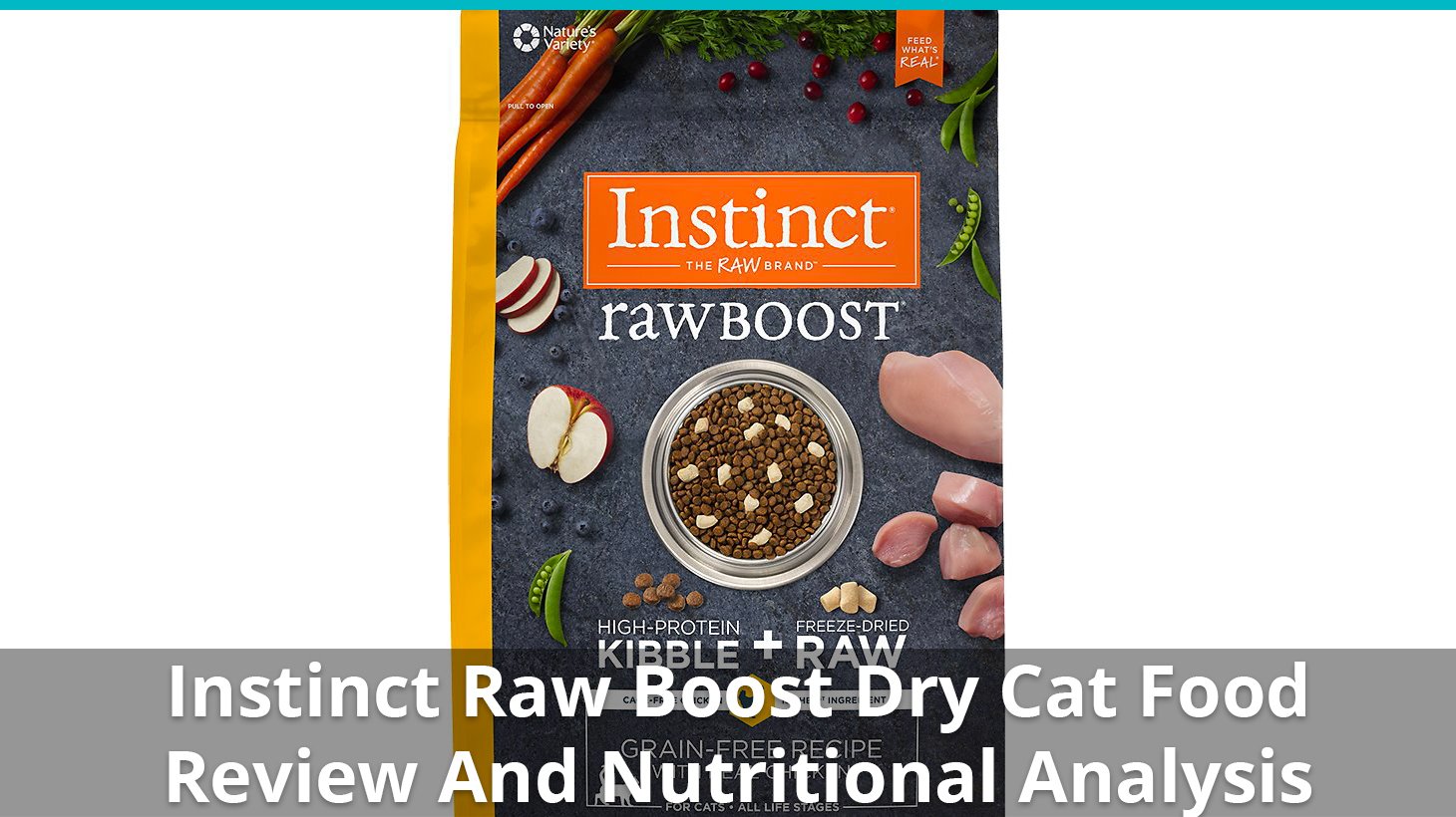 Instinct Raw Boost Cat Food Dry Review And Nutrition Analysis
