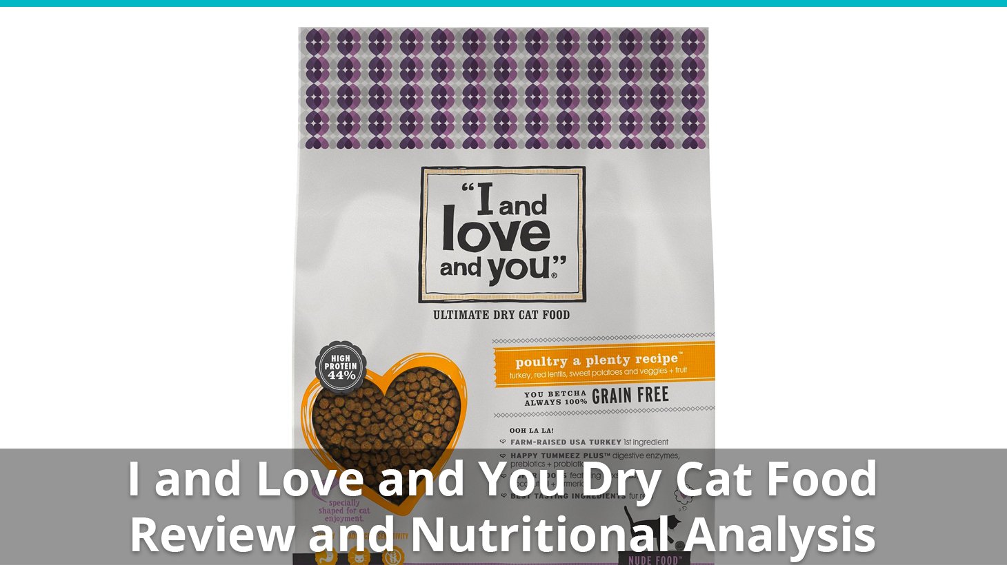I and Love and You Cat Food (Dry) Review And Nutritional Analysis